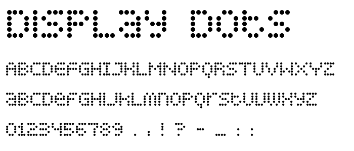 Download Display Dots Font Techno Lcd Category Pickafont Com PSD Mockup Templates