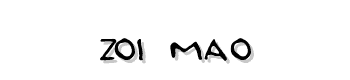 Zoi-Mao font