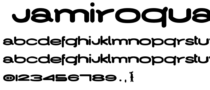 ! Jamiroquai ! font