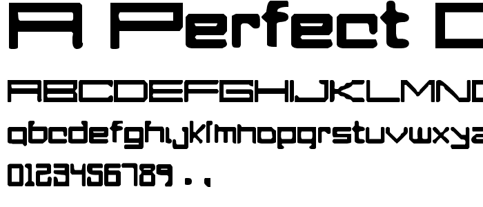 A Perfect Drowning font