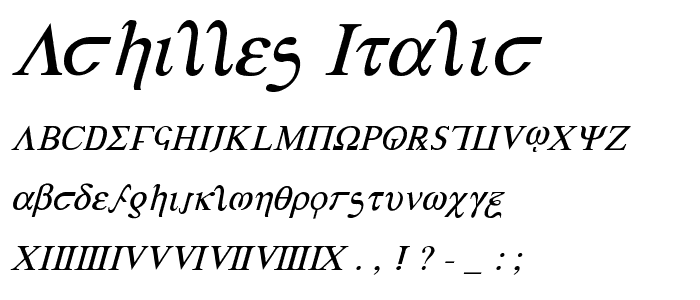 Achilles Italic police