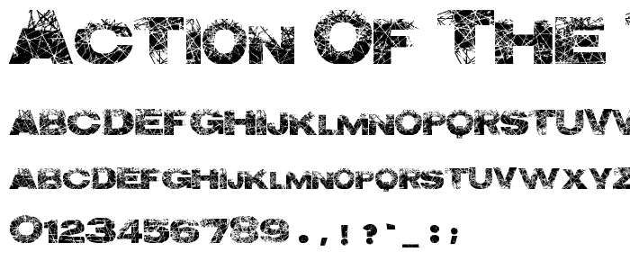 Action of the Time New font