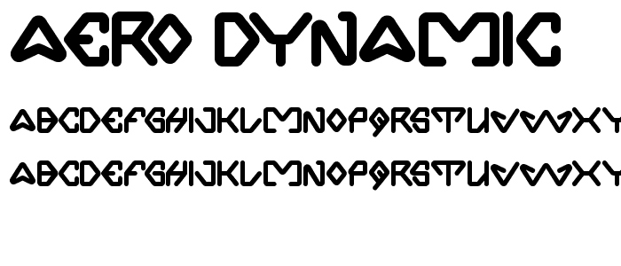 Aero Dynamic font