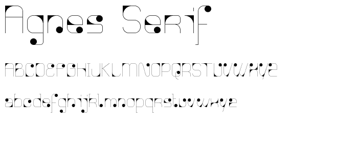 Agnes serif police