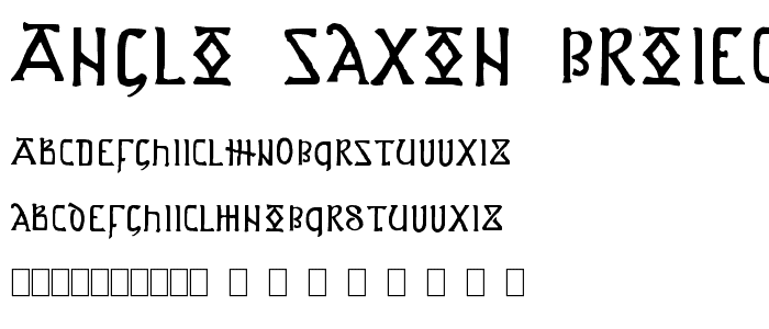 Anglo-Saxon Project font