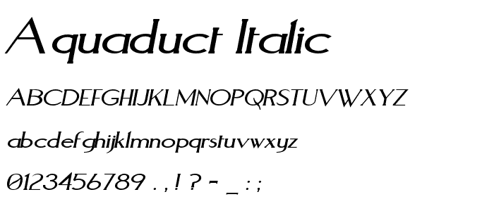 Aquaduct Italic police