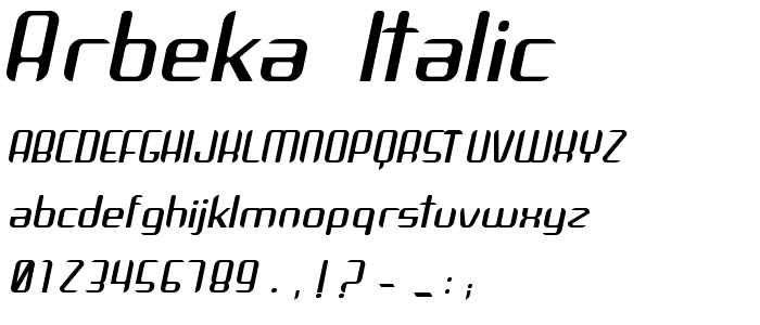 Arbeka  Italic police