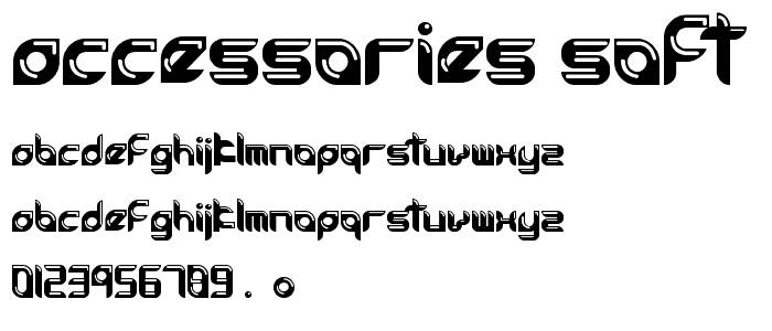 accessories soft font