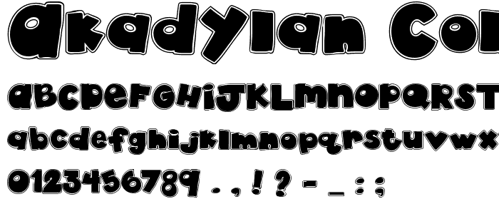 akaDylan Collage font