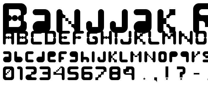 BANJJAK Regular font