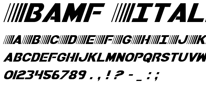 Bamf Italic police