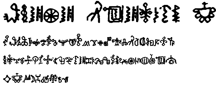 Bamum Symbols 1 font