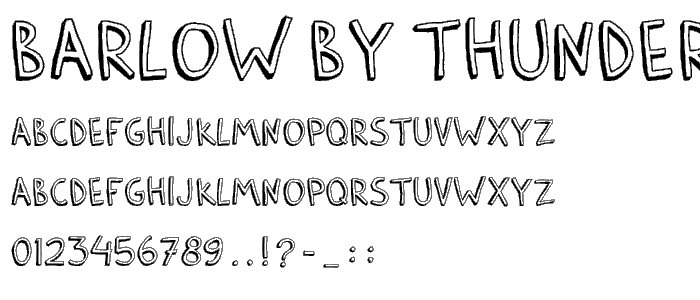 Barlow by Thunderpanda ver 02 font