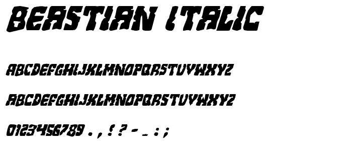 Beastian Italic police