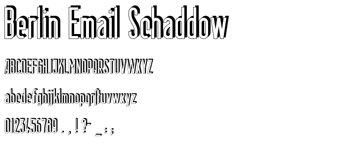 Berlin Email Schaddow police