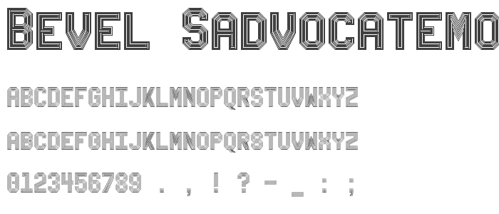 Bevel_sAdvocateMono Regular police