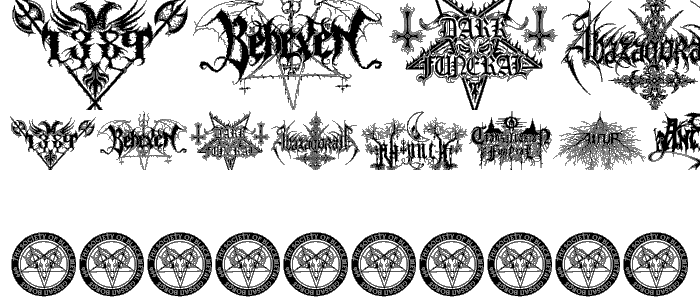 Black Metal G font