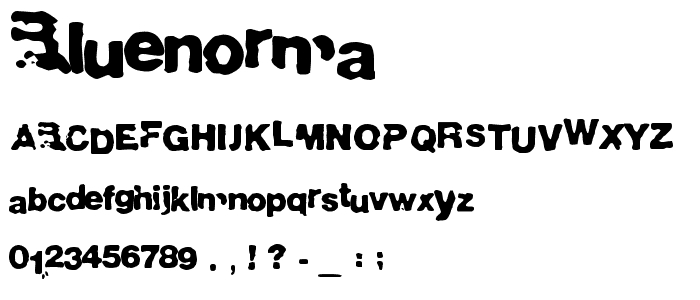 BlueNorma font