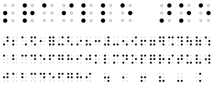 Braille AOE font