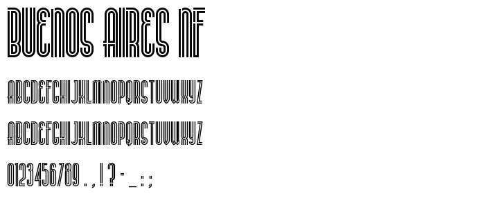 Buenos Aires NF font