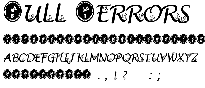 Bull Terrors font