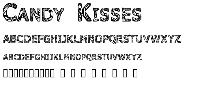 Candy Kisses font