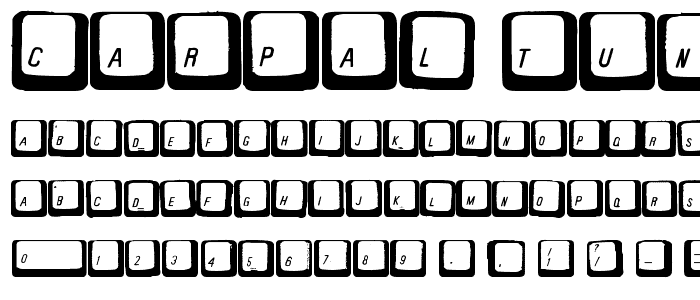 Carpal Tunnel font