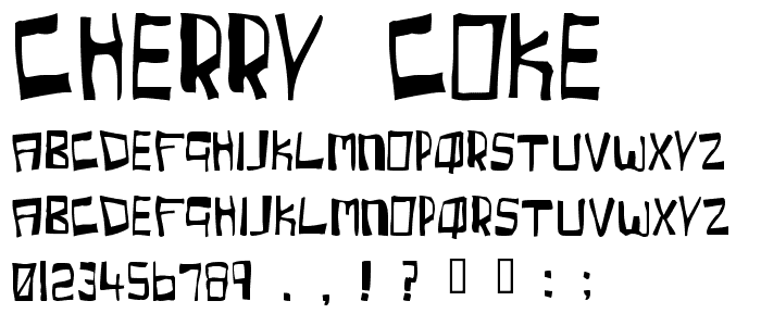 Cherry Coke font