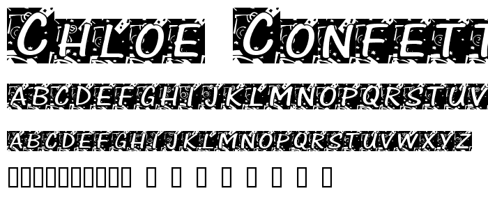 Chloe Confetti font