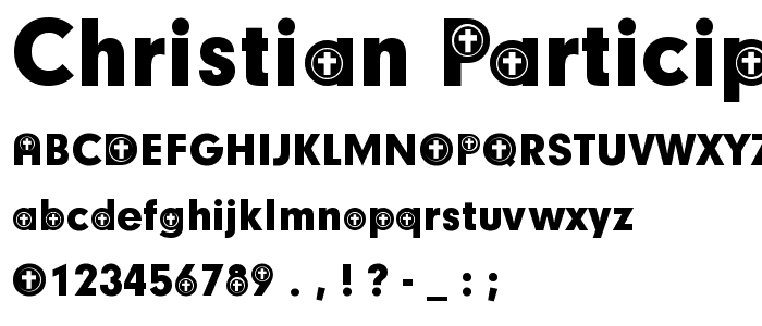 Christian Participants font