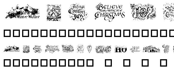 Christmas Cheer font