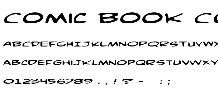 Comic Book Commando Exp font