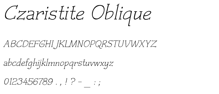 Czaristite Oblique police