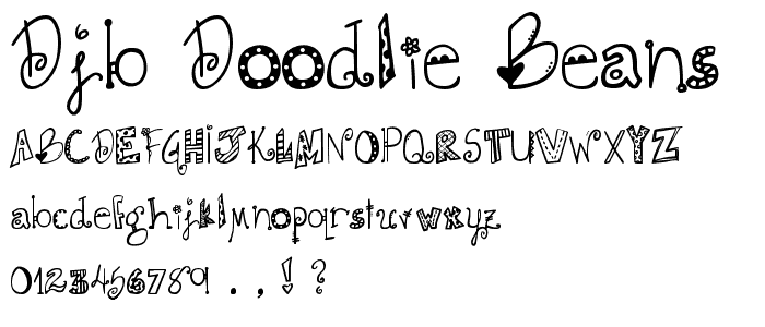 DJB DOODLIE BEANS police