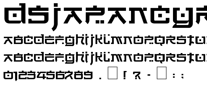 DSJapanCyr Normal font