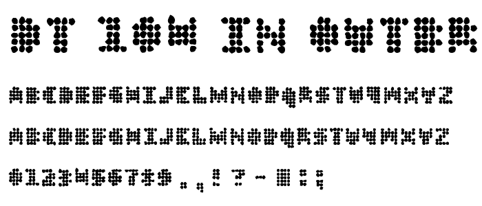 DT 104 in outbreak font