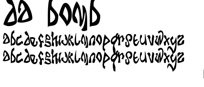 Da Bomb font