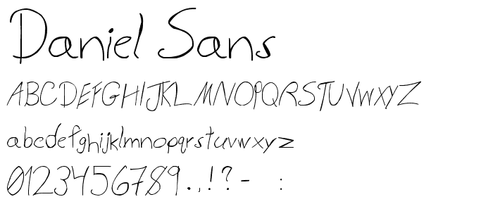 Daniel Sans font