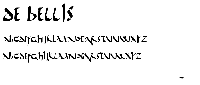 De Bellis font