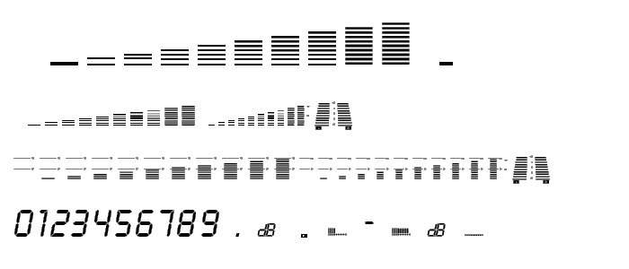 Decibel Dingbats police