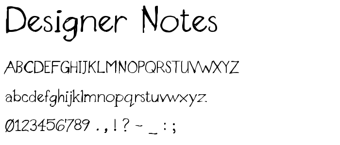 Designer Notes police