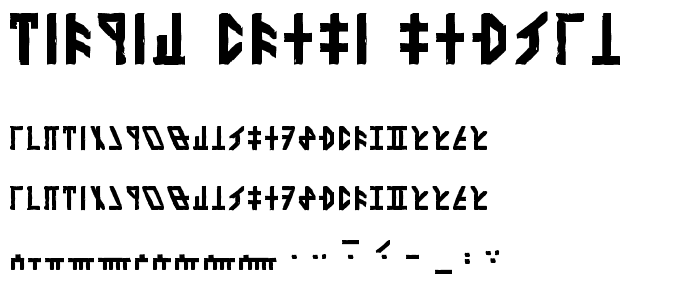 Dethek Stone Normal font