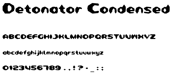 Detonator Condensed police