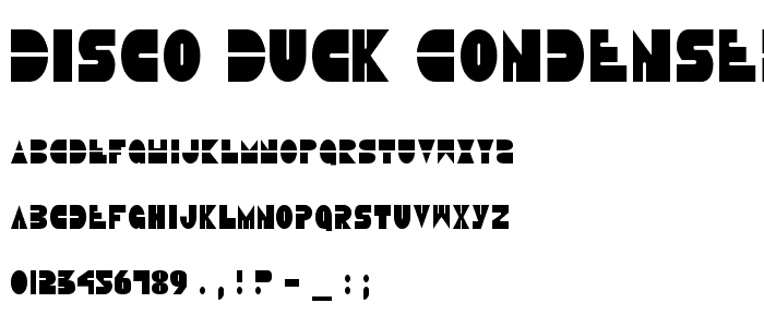 Disco Duck Condensed police