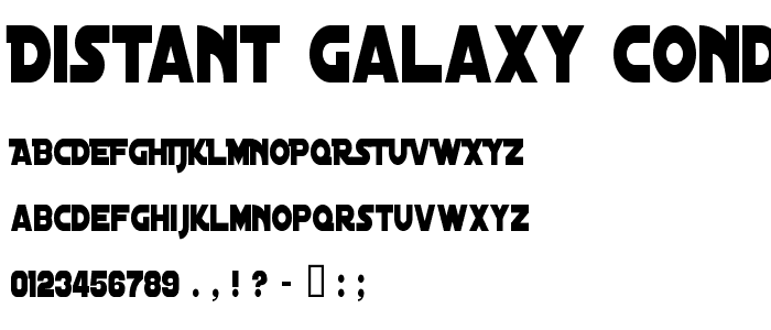 Distant Galaxy Condensed police