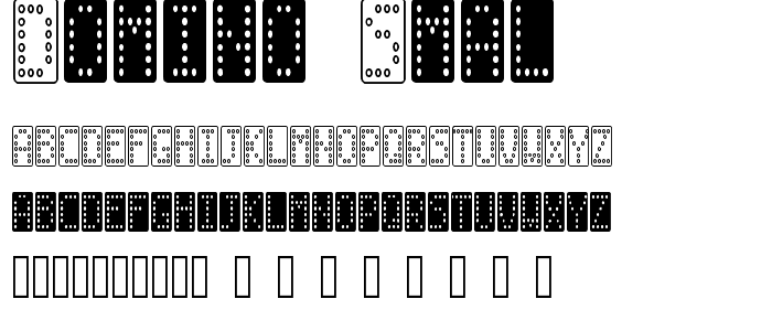 Domino smal police