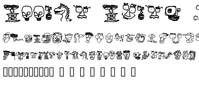 Doodle Dudes of Doom font