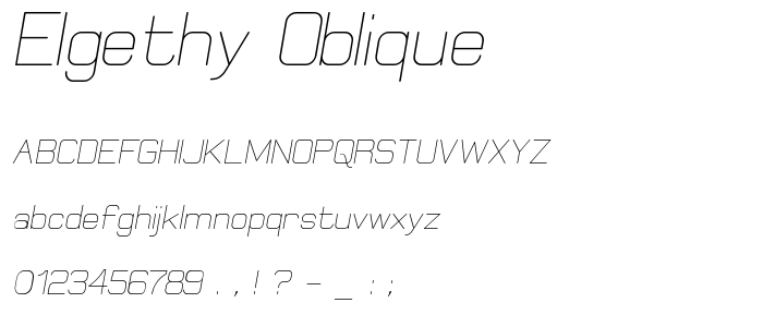 Elgethy Oblique police