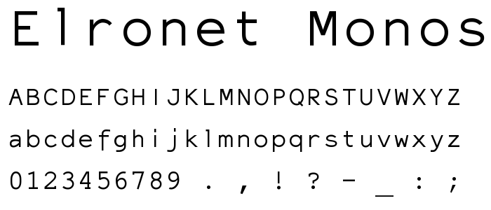 ElroNet Monospace police