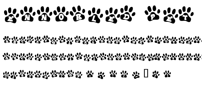 Ennobled Pet font